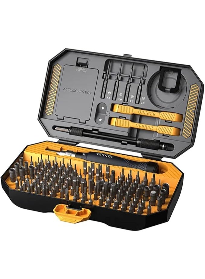 Haysenser Precision Screwdriver Set, 145 in 1 Precise Magnetic Small Screwdriver Set for Repair Computer, PC, Cellphone, Game Console, Watch, Eyeglasses JM-8183 - Image 1